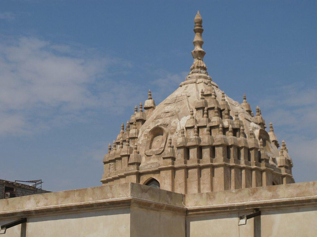 bandar-abbas-hindu-temple-dome-structure-with-lotus-engraving